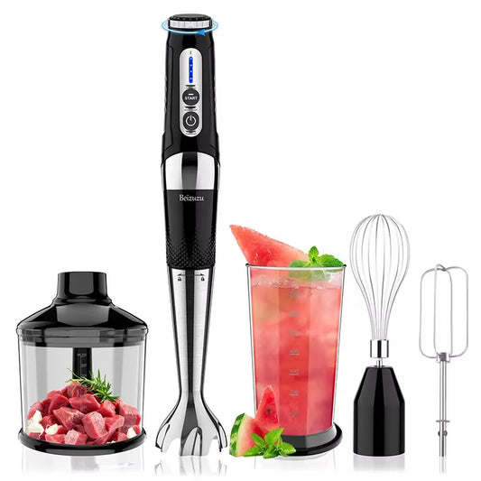 Professional Commercial Smoothie Electric Hand Blender Set 4 in 1 Kitchen Juicer Blender Manual Hand